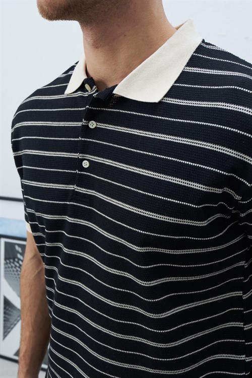 Wholesale Mens Black Polo T-Shirt