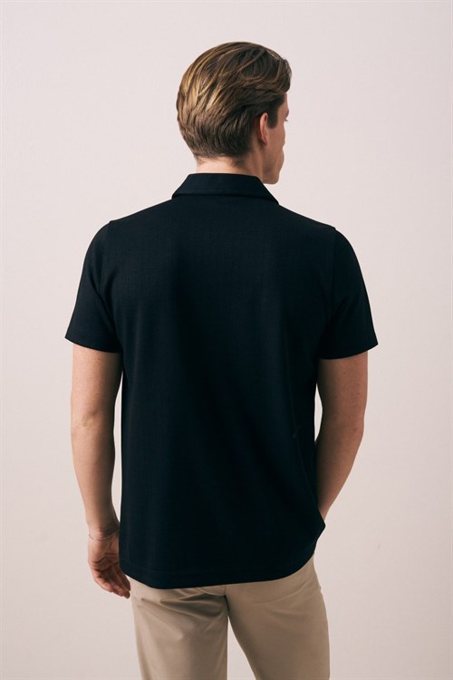 Wholesale Mens Black Polo T-Shirt