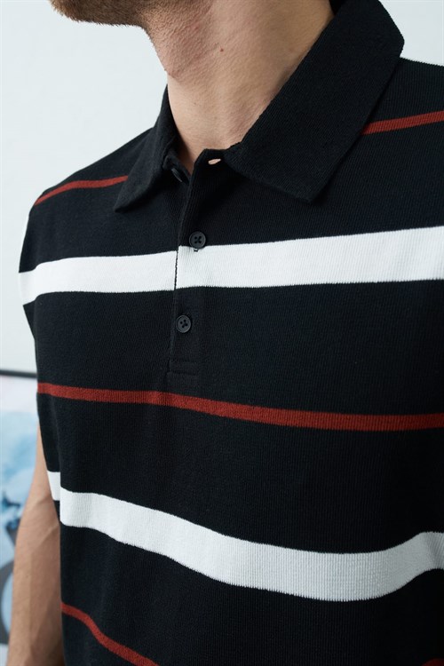Wholesale Mens Black Polo T-Shirt