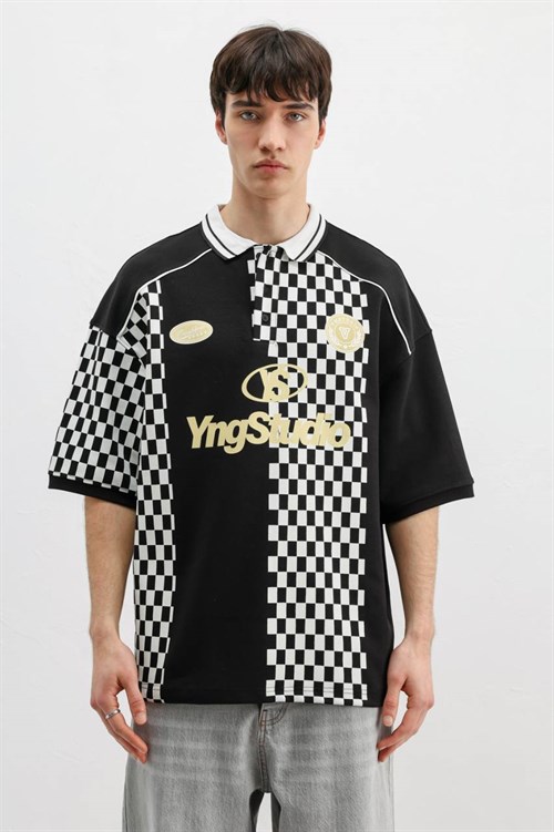 Wholesale Mens Black Polo T-Shirt
