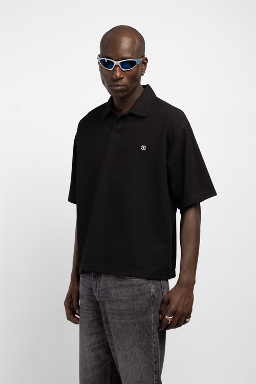 Wholesale Mens Black Polo T-shirt