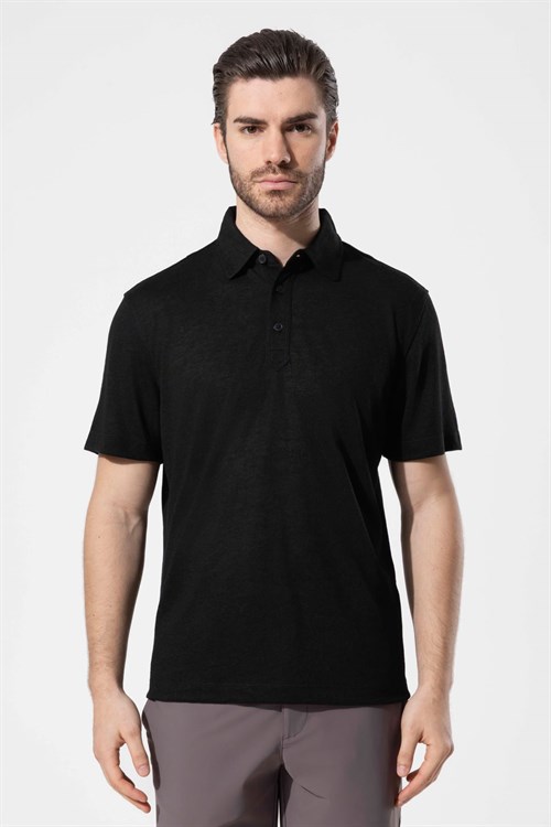 Wholesale Mens Black Polo T-Shirt
