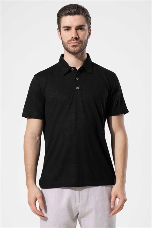 Wholesale Mens Black Polo T-Shirt