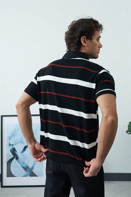 Wholesale Mens Black Polo T-Shirt
