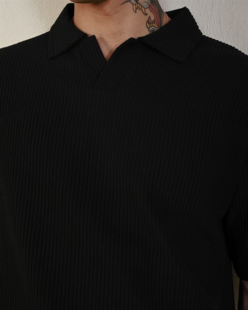 Wholesale Mens Black Polo T-Shirt