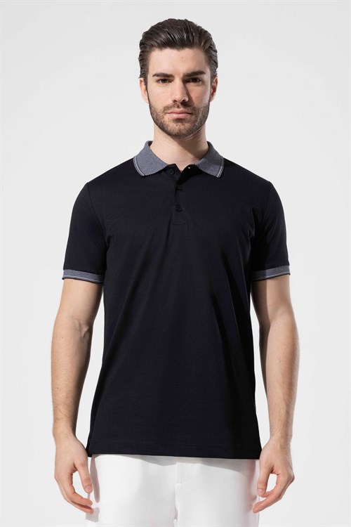 Wholesale Mens Black Polo T-Shirt