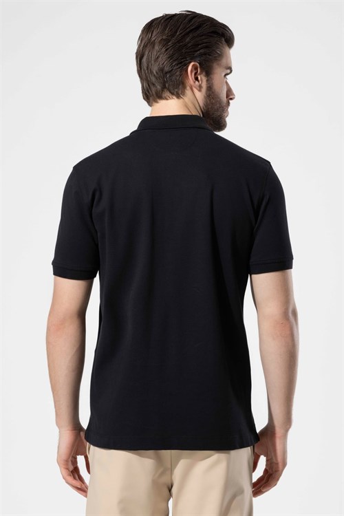 Wholesale Mens Black Polo T-Shirt