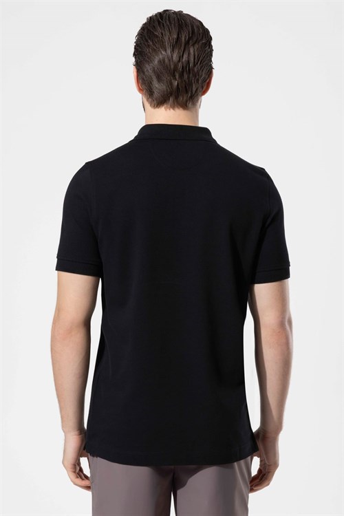 Wholesale Mens Black Polo T-Shirt