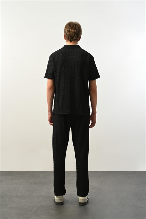 Wholesale Mens Black Polo T-Shirt