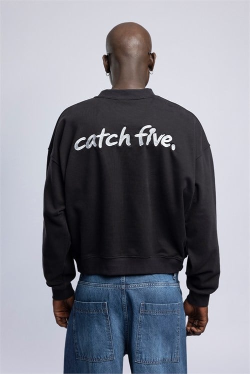 Wholesale Mens Black Sweatshirt 