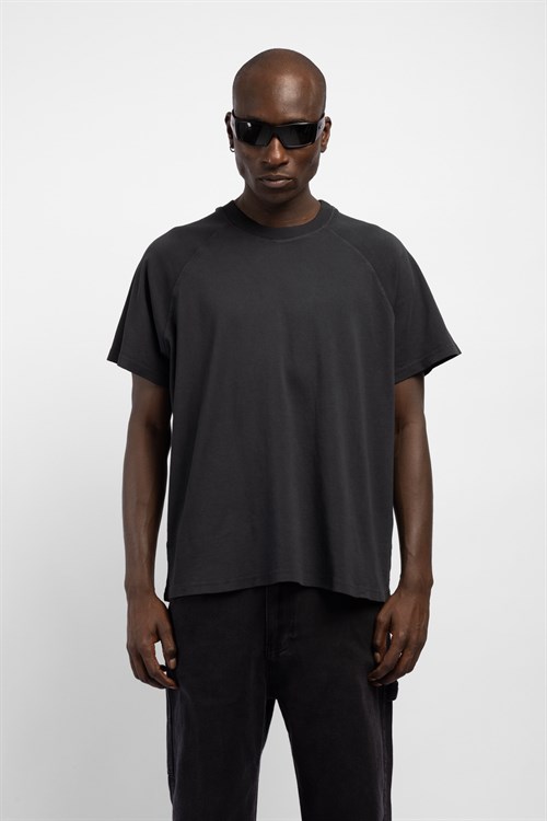 Wholesale Mens Black Printed T-shirt