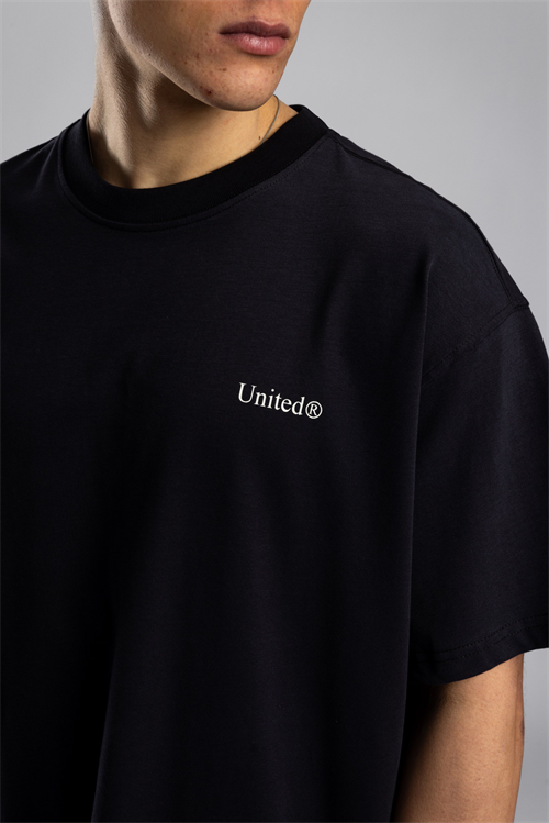 Wholesale Mens Black Printed T-shirt