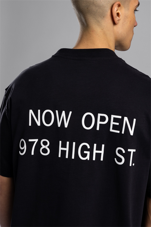 Wholesale Mens Black Printed T-Shirt