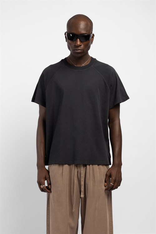 Wholesale Mens Black Printed T-shirt