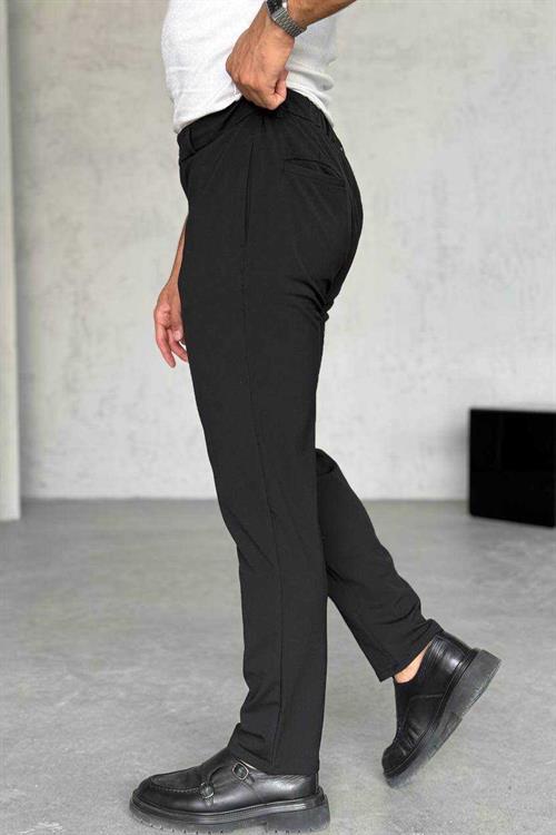 Wholesale Mens Black Regular Fit Pants