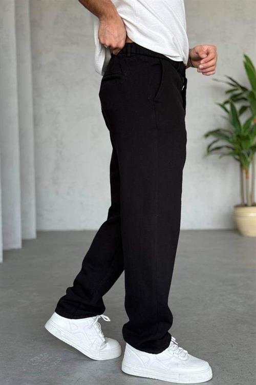 Wholesale Mens Black Regular Fit Pants