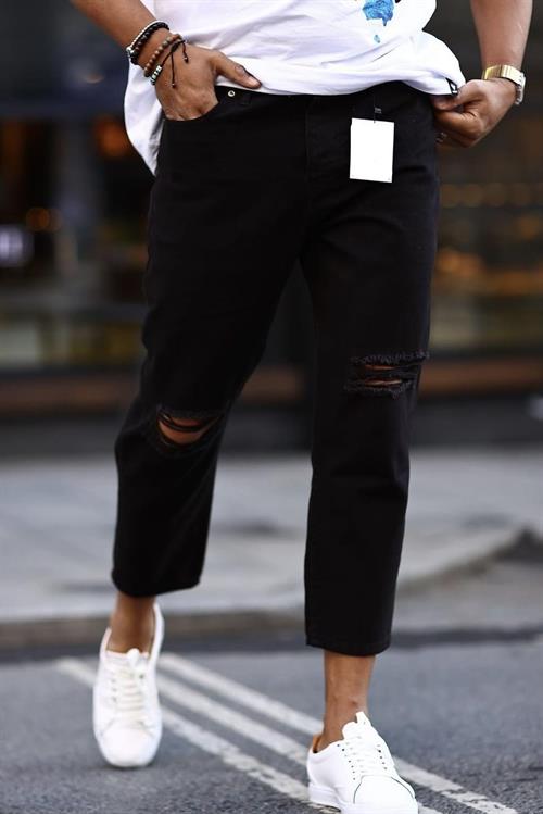 Wholesale Mens Black Relaxed Fit Jeans