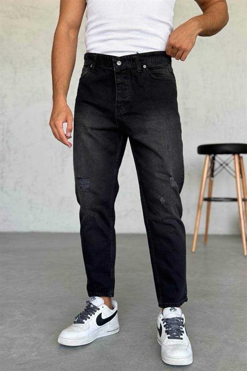 Wholesale Mens Black Relaxed Fit Jeans