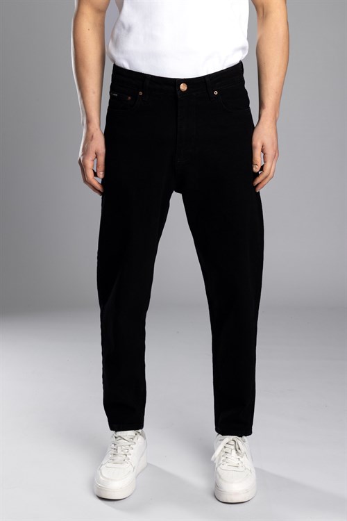 Wholesale Mens Black Relaxed Jeans