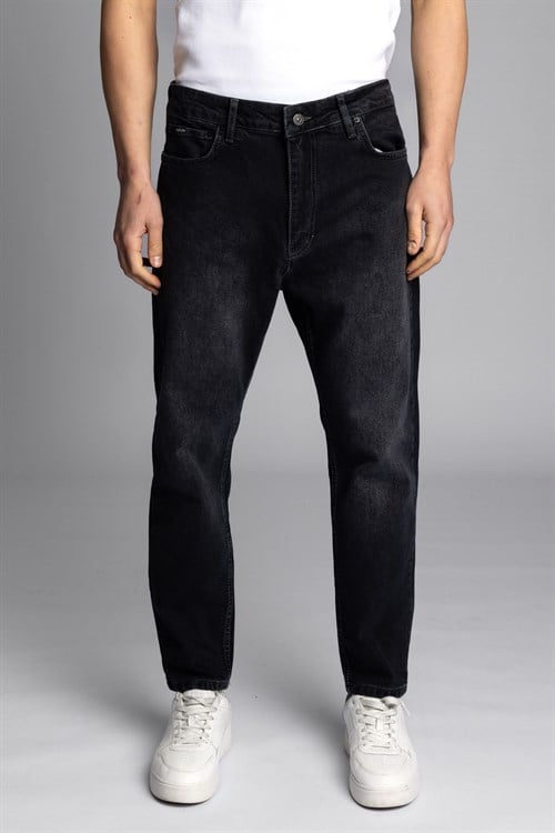 Wholesale Mens Black Relaxed Jeans