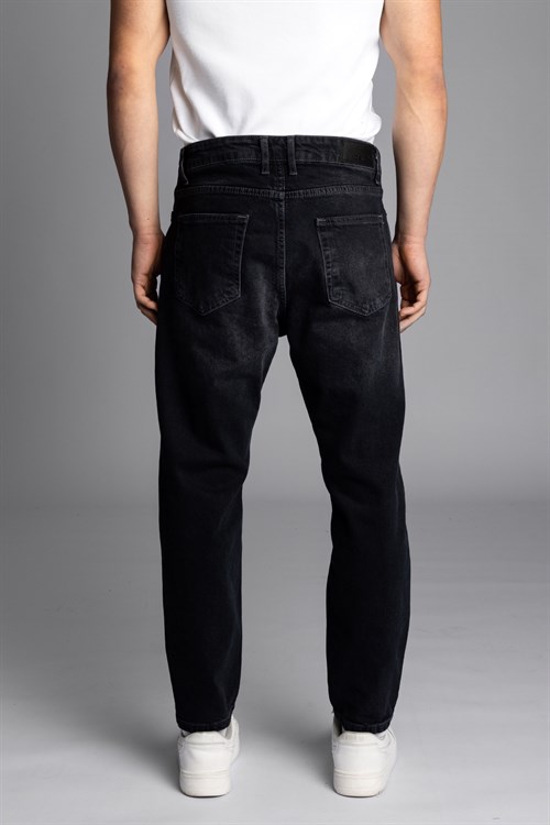 Wholesale Mens Black Relaxed Jeans