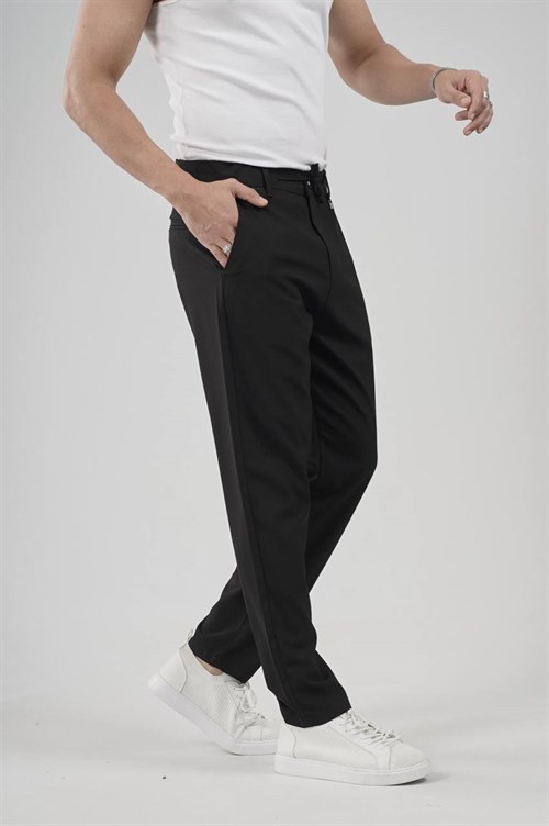 Wholesale Mens Black Relaxed Pants