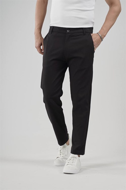 Wholesale Mens Black Relaxed Pants