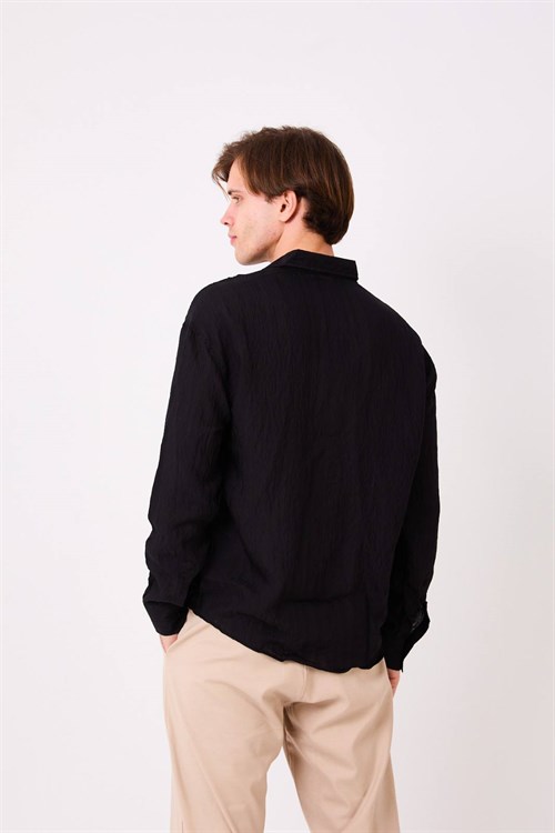 Wholesale Mens Black Shirt 