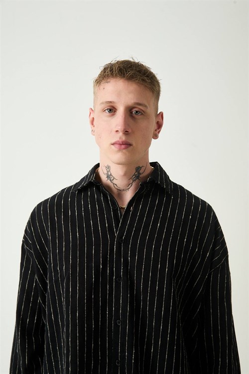 Wholesale Mens Black Shirt 