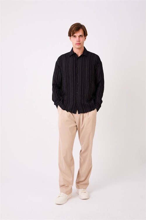 Wholesale Mens Black Shirt 