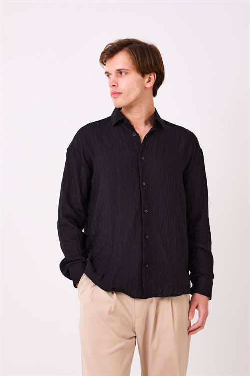 Wholesale Mens Black Shirt 
