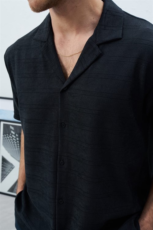 Wholesale Mens Black Shirt