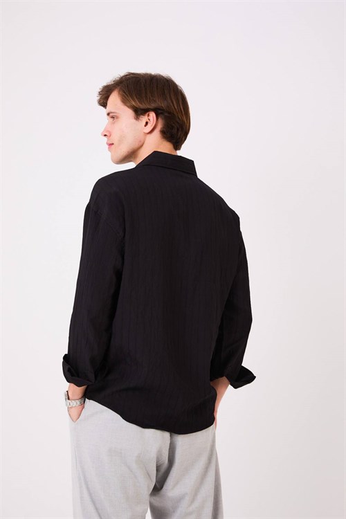 Wholesale Mens Black Shirt 