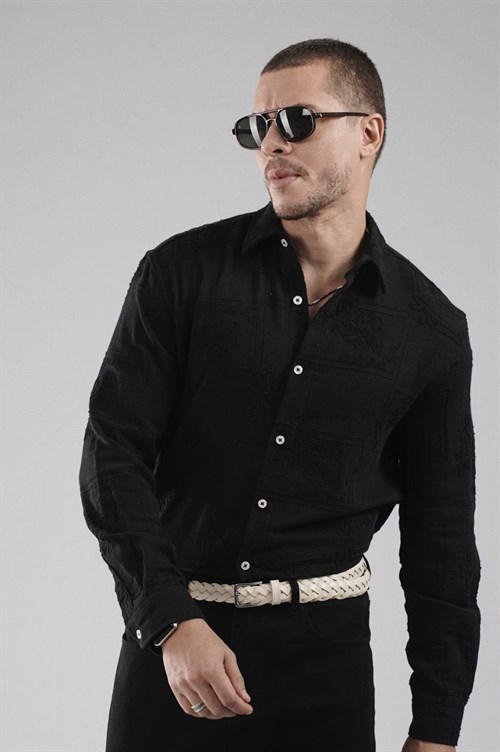 Wholesale Mens Black Shirt