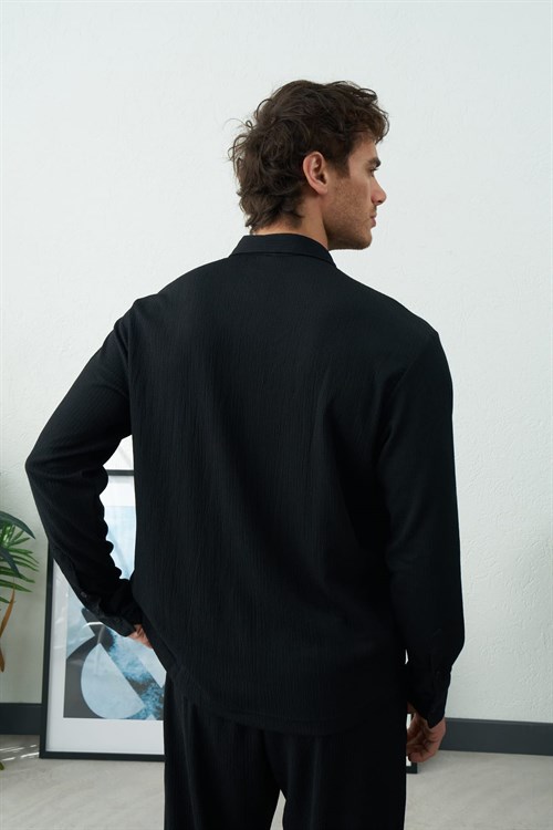 Wholesale Mens Black Shirt