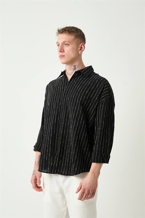 Wholesale Mens Black Shirt 