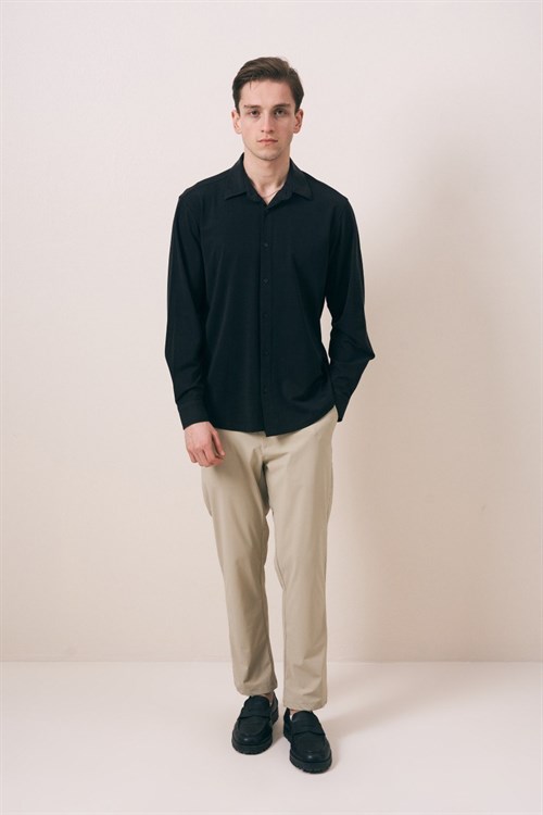 Wholesale Mens Black Shirt