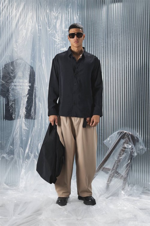 Wholesale Mens Black Shirt
