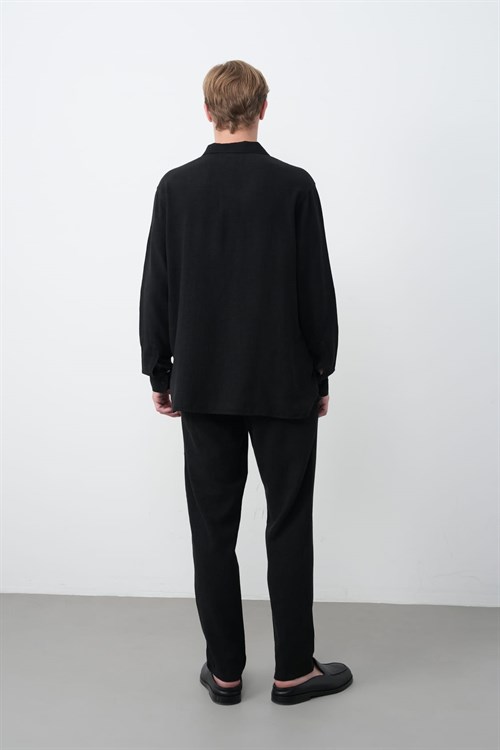 Wholesale Mens Black Shirt