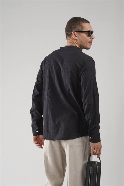 Wholesale Mens Black Shirt