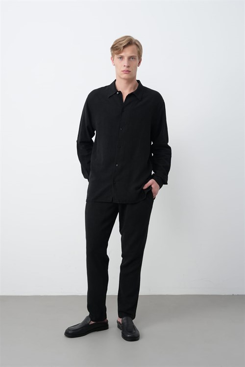 Wholesale Mens Black Shirt