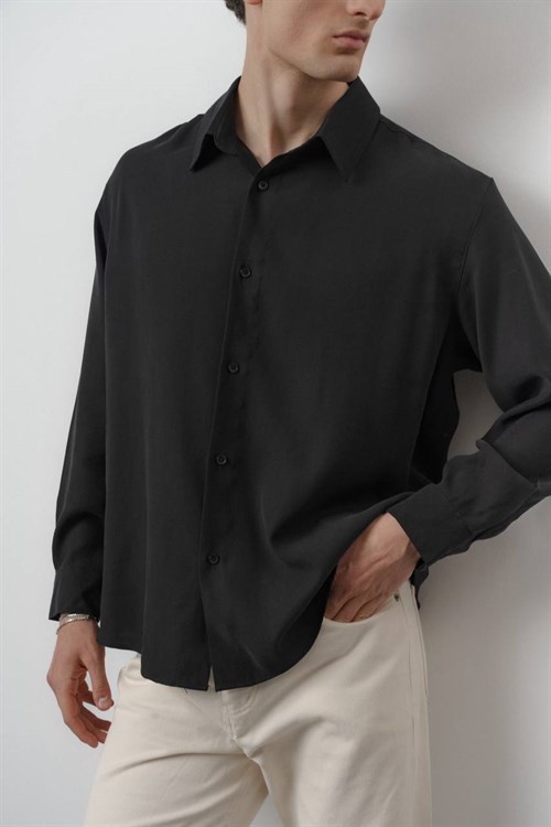Wholesale Mens Black Shirt