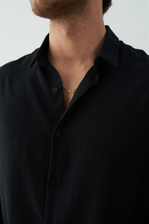 Wholesale Mens Black Shirt