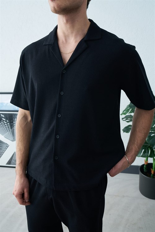 Wholesale Mens Black Shirt