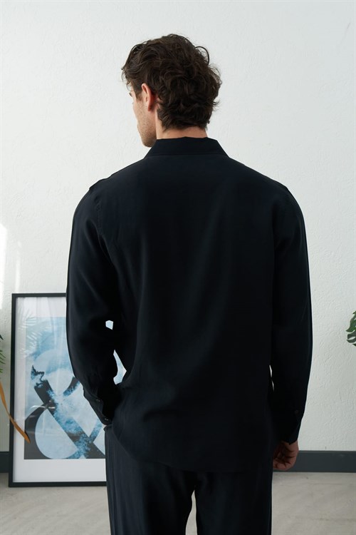 Wholesale Mens Black Shirt