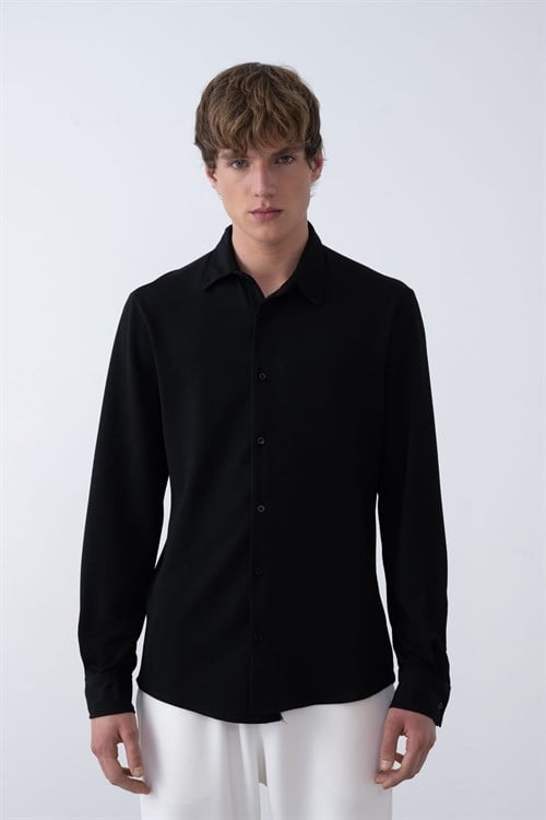 Wholesale Mens Black Shirt