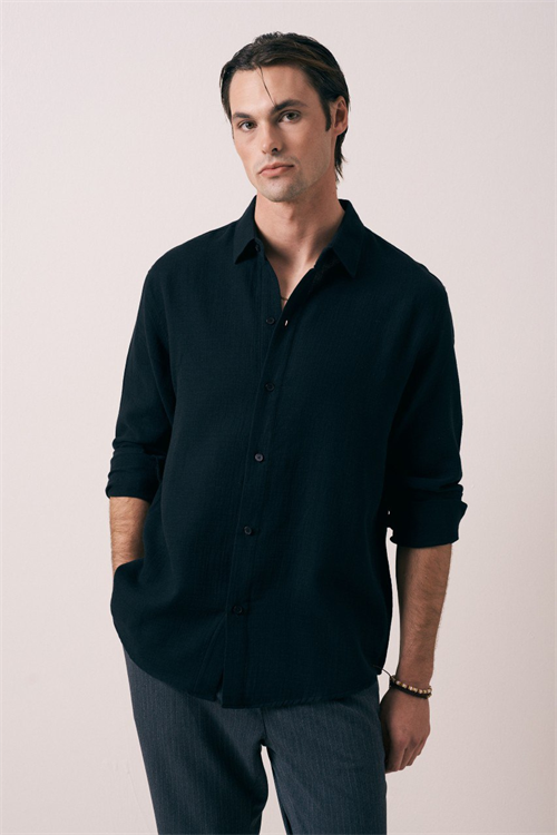 Wholesale Mens Black Shirt