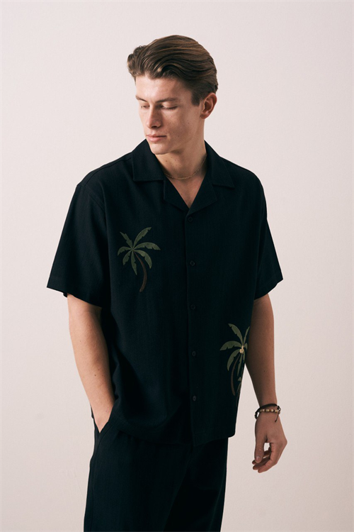 Wholesale Mens Black Shirt