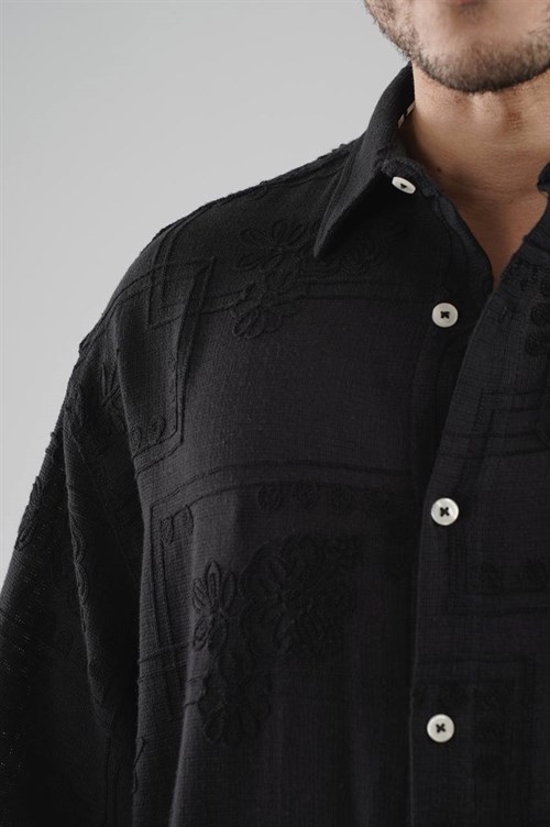 Wholesale Mens Black Shirt