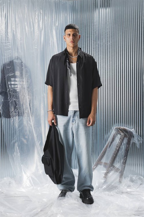 Wholesale Mens Black Shirt